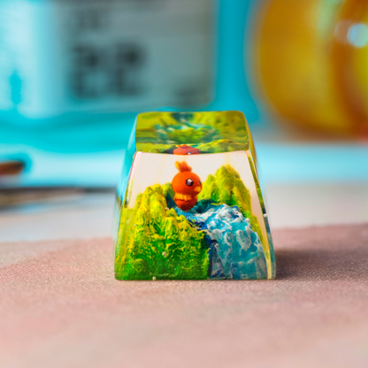 TORCHIC POKEMON – ARTISAN KEYCAP