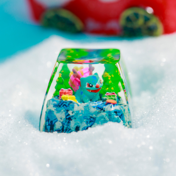 BULBARSAUR CHRISTMAS – ARTISAN KEYCAP