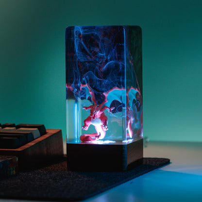 Fire Charizard Resin Lamp