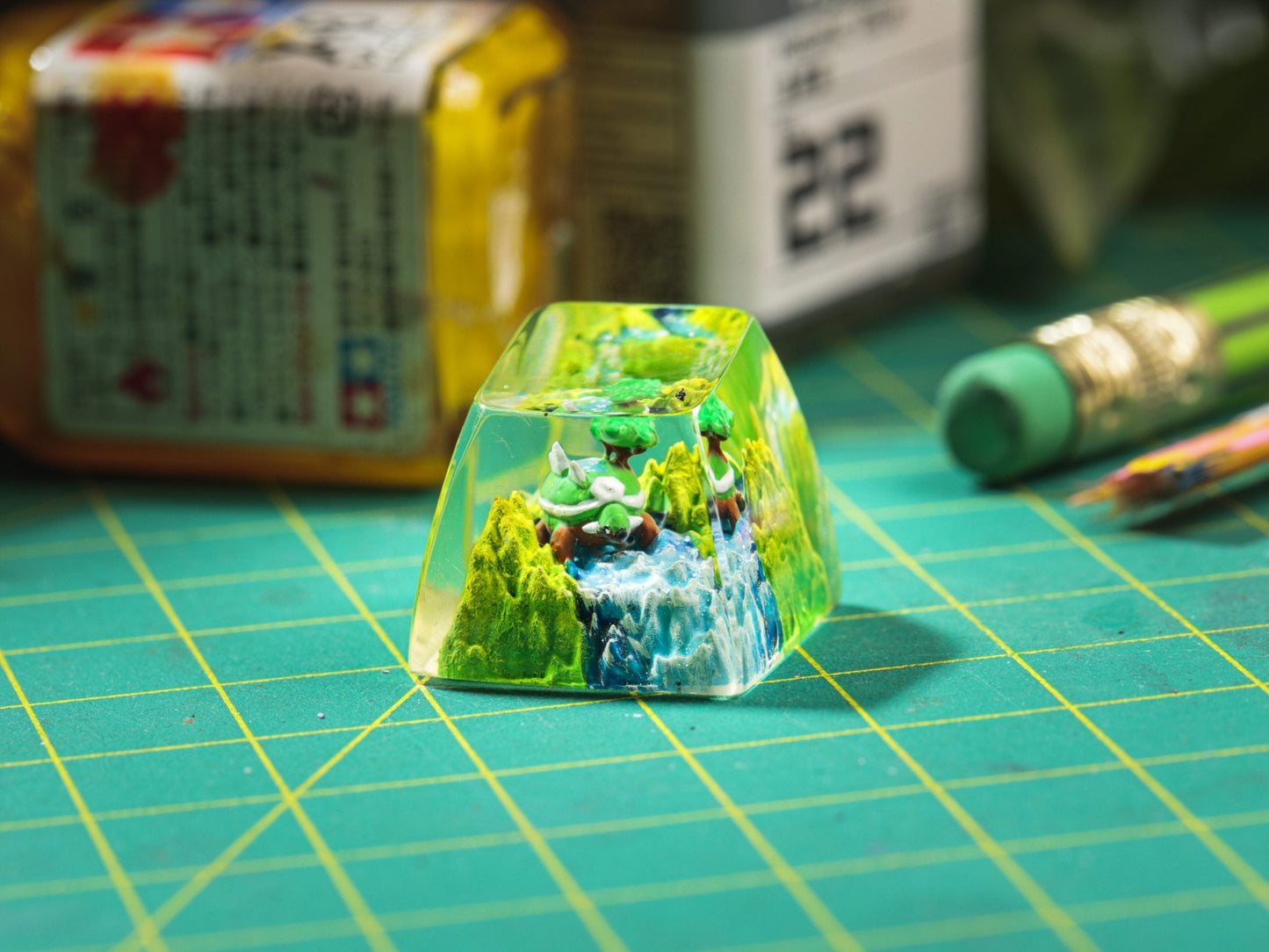 TORTERRA POKEMON – ARTISAN KEYCAPS