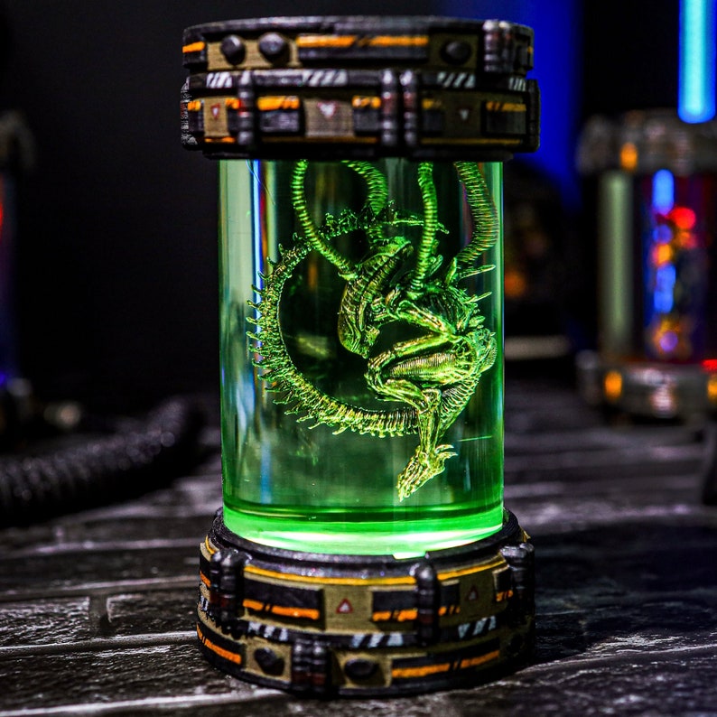 Xenomorph Alien Epoxy Lamp