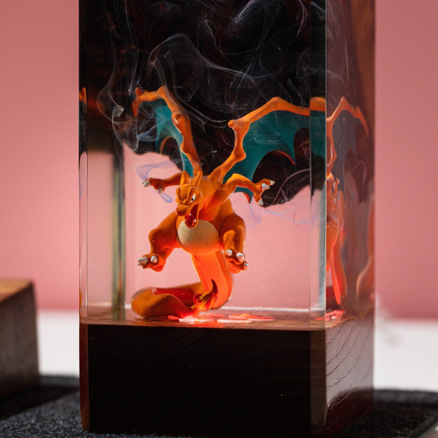 Fire Charizard Resin Lamp