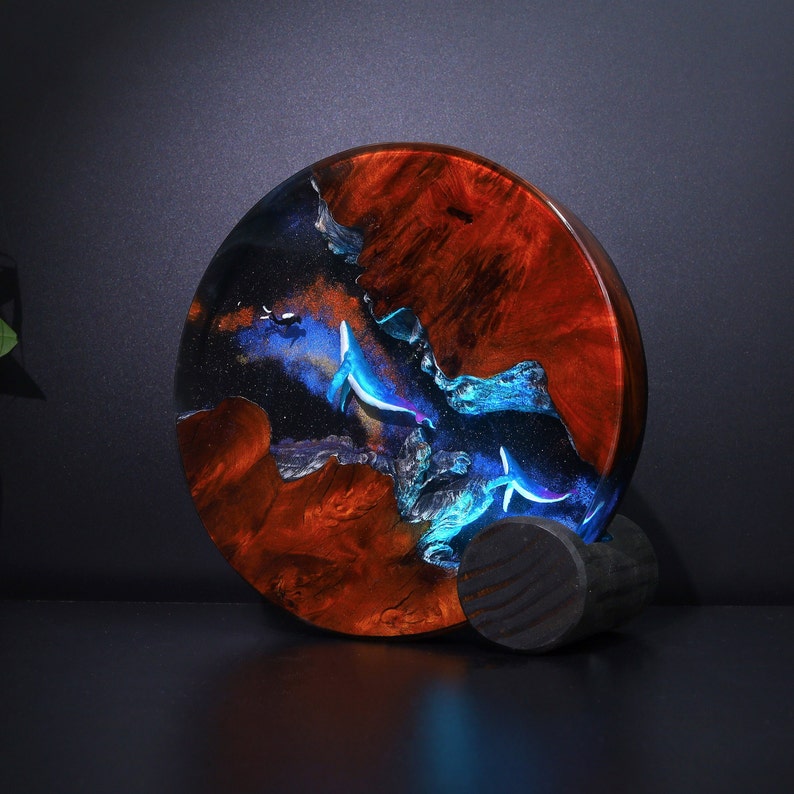 Mariana Trench Adventure Epoxy Lamp