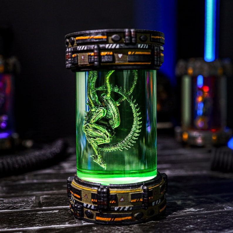 Xenomorph Alien Epoxy Lamp