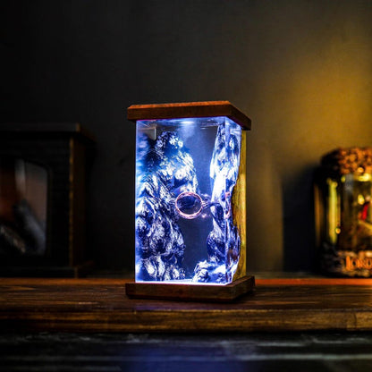 Power Ring Dark LOTR Resin Lamp