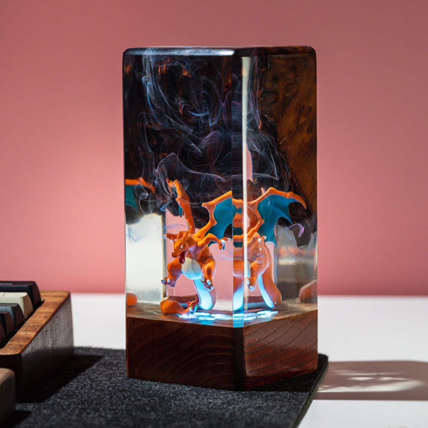 Fire Charizard Resin Lamp