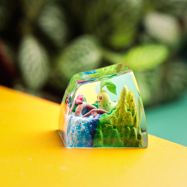 CHIKORITA POKEMON – ARTISAN KEYCAP