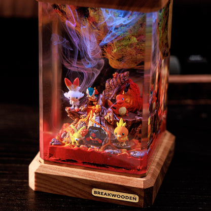 Cute Pokemon World Resin Lamp