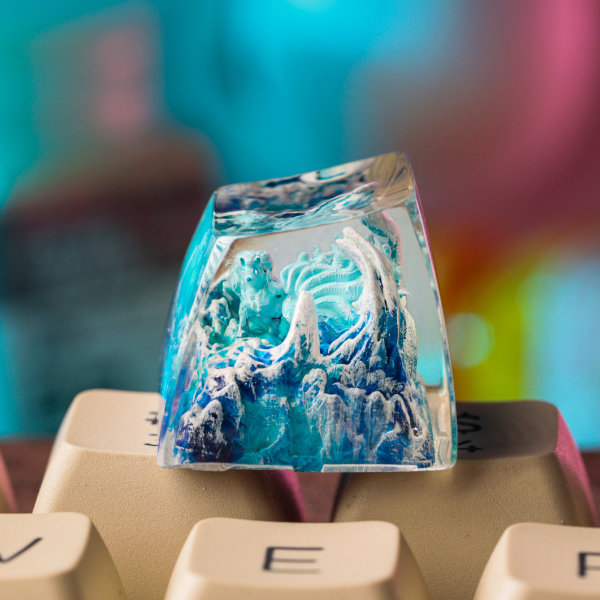 ALOLAN NINETALES POKEMON – ARTISAN KEYCAP