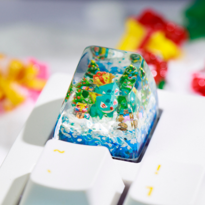 BULBARSAUR CHRISTMAS – ARTISAN KEYCAP