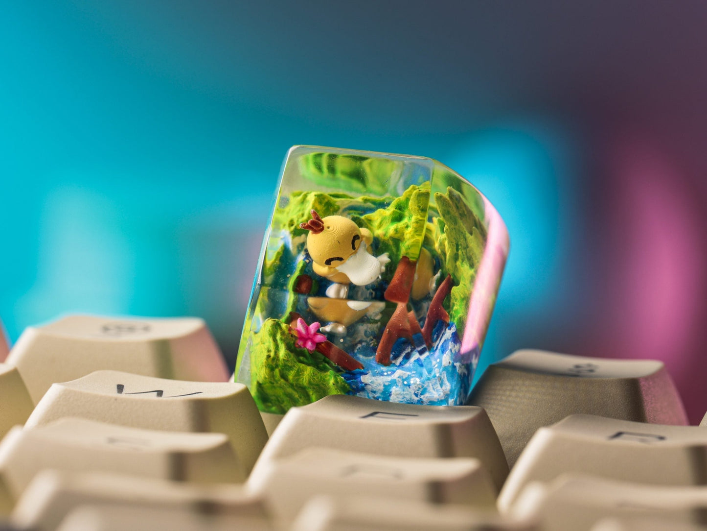 PSYDUCK POKEMON – ARTISAN KEYCAPS