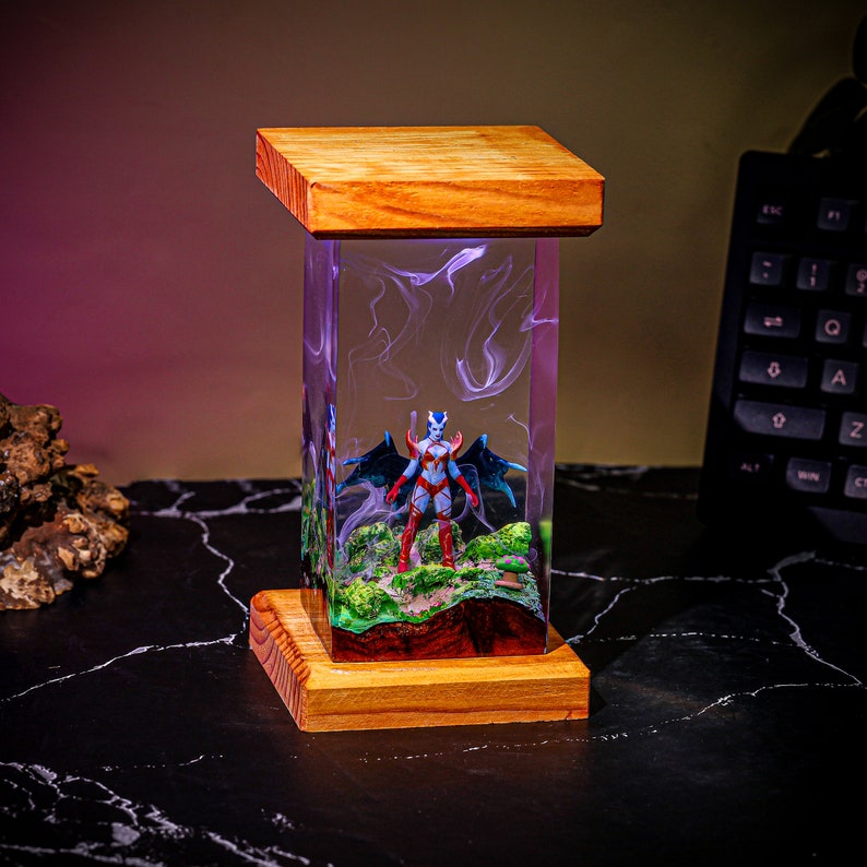 Queen of Pain from Dota 2 Epoxy Lamp