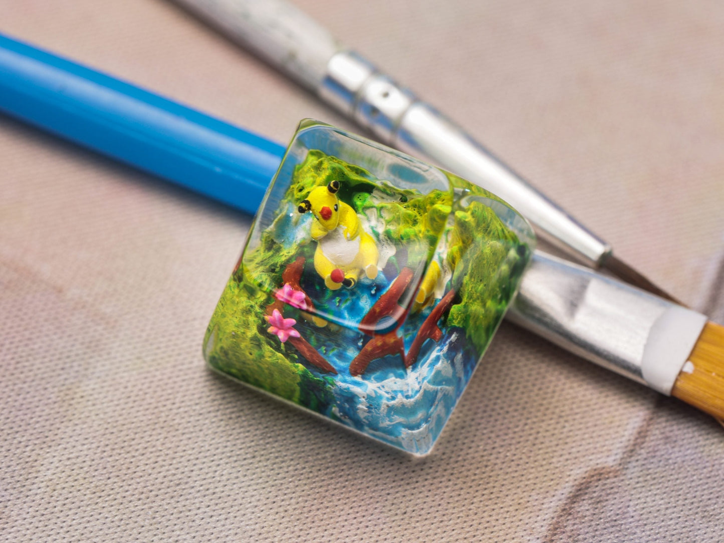 AMPHAROS POKEMON – ARTISAN KEYCAPS