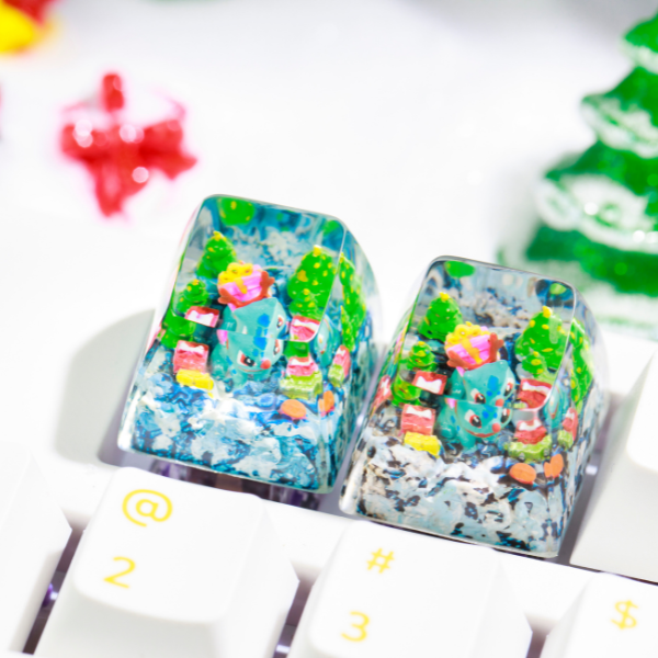 BULBARSAUR CHRISTMAS – ARTISAN KEYCAP