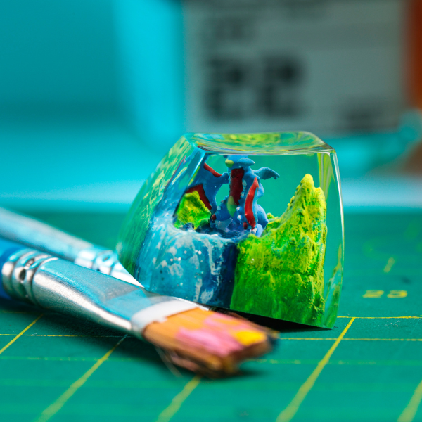 GARCHOMP POKEMON – ARTISAN KEYCAP