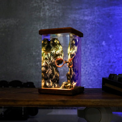 Power Ring Dark LOTR Resin Lamp