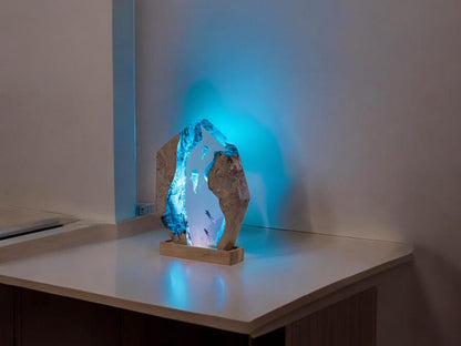 Jellyfish Resin Epoxy Lamp, Night Light