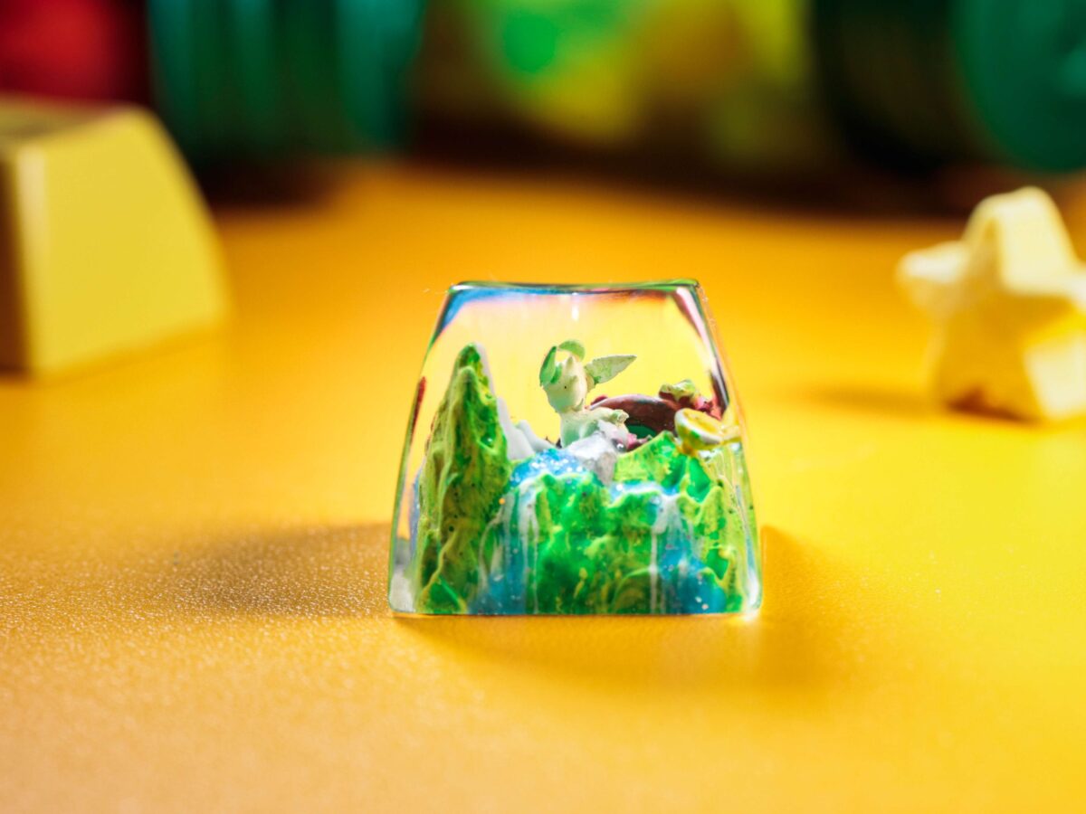 LEAFEON POKEMON – ARTISAN KEYCAP