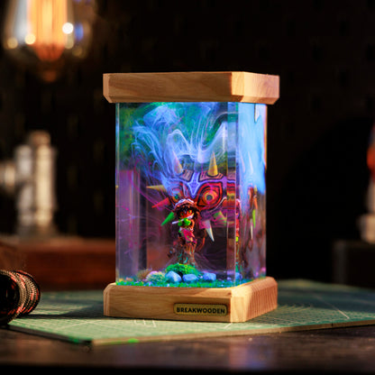 Majora Mask Resin Lamp