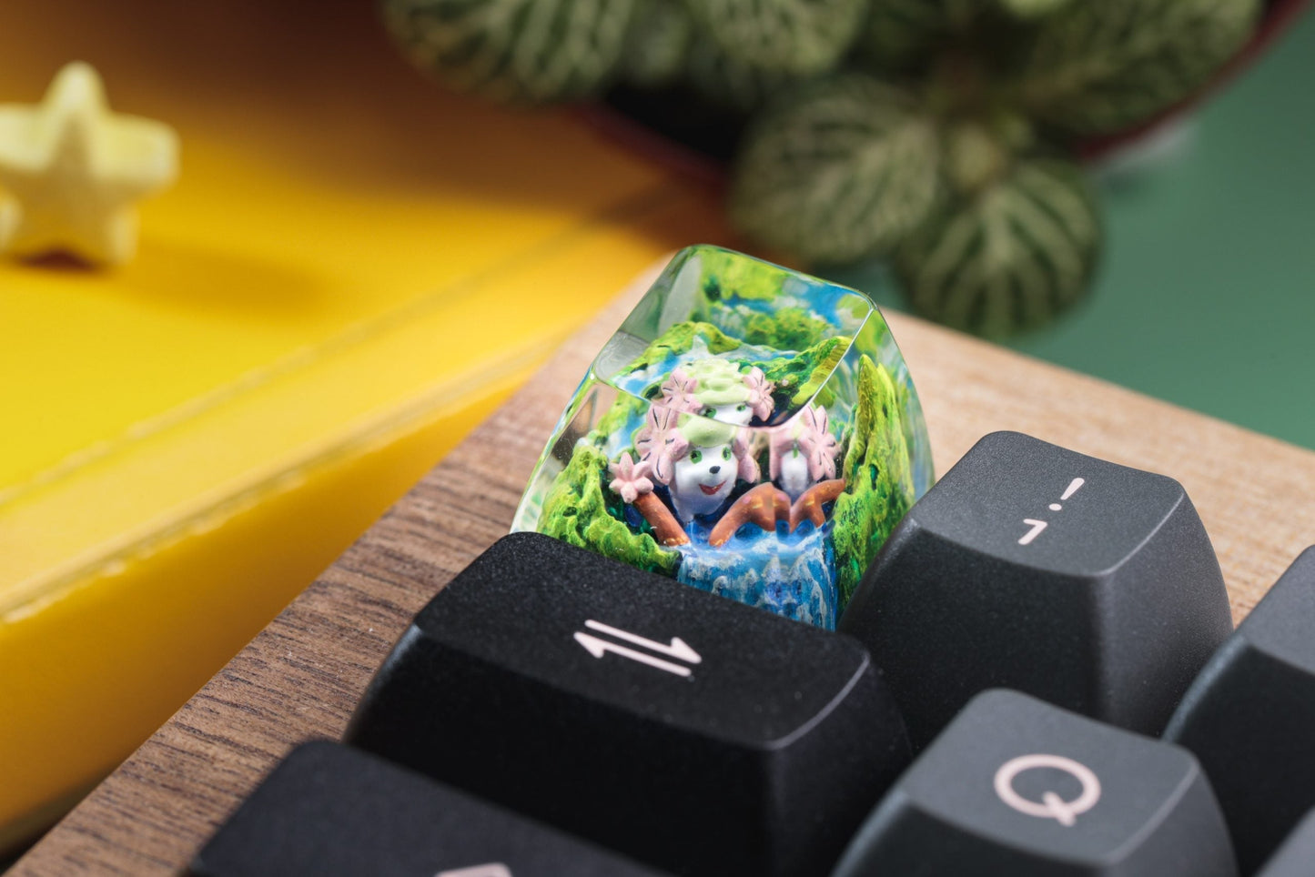 SHAYMIN POKEMON – ARTISAN KEYCAP