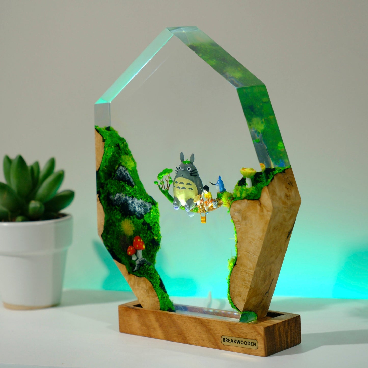 Totoro Anime Resin Lamp