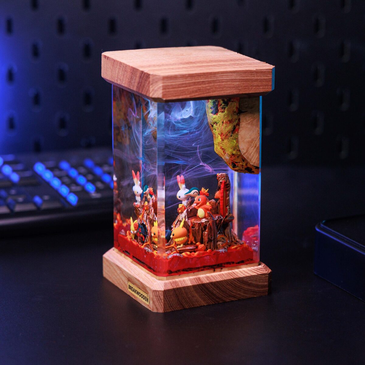 Cute Pokemon World Resin Lamp