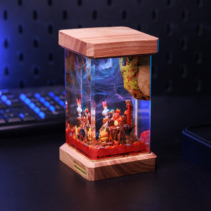 Cute Pokemon World Resin Lamp