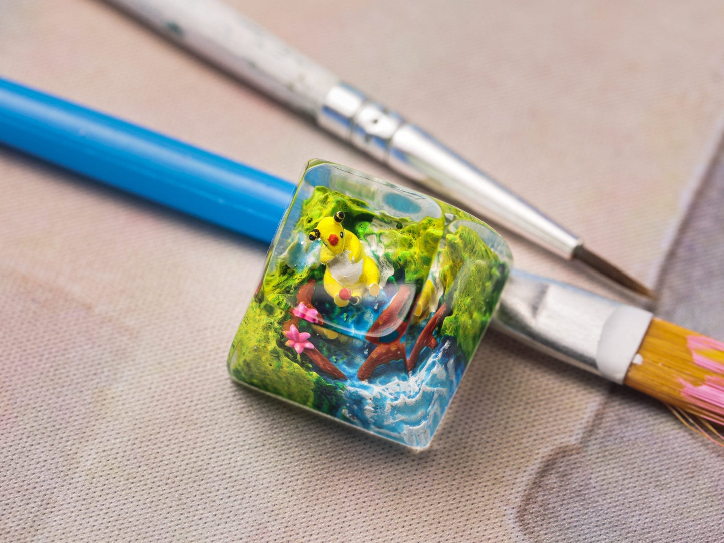 AMPHAROS POKEMON – ARTISAN KEYCAPS