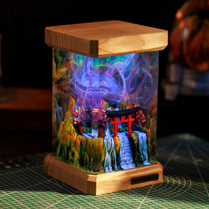 Torri Gate Resin Lamp