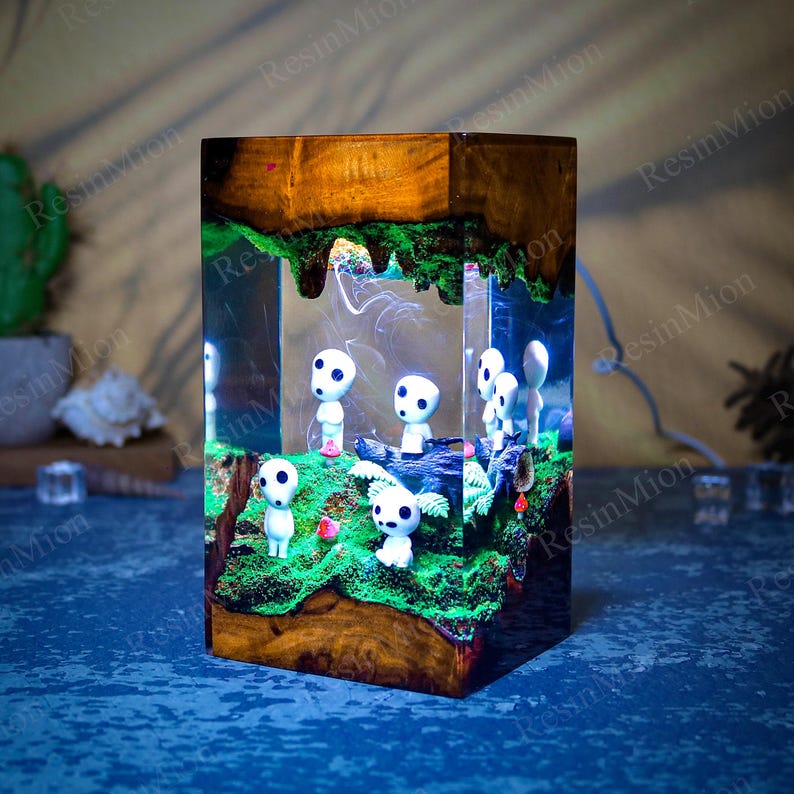 The Forest Epoxy Lamp