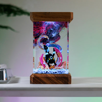 Umbreon Pokemon Resin Diorama Lamp 1