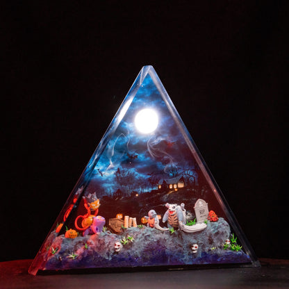 Halloween Pokemon Custom Night Light Triangle