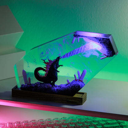 Godzilla Resin Lamp