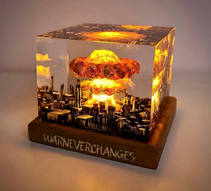 Explosion Atomic Bomb Resin Lamp