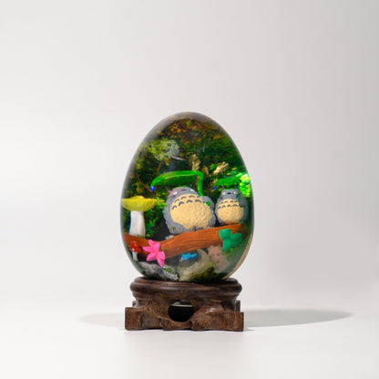 Childhood Anime Resin Lamp Egg