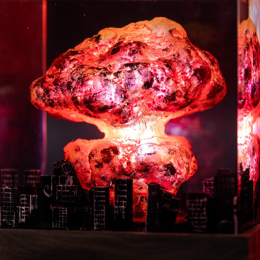 Explosion Atomic Bomb Resin Lamp