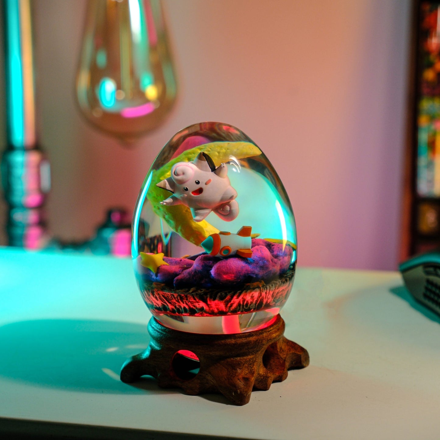 Marvelous Pokemon Resin Lamp Egg