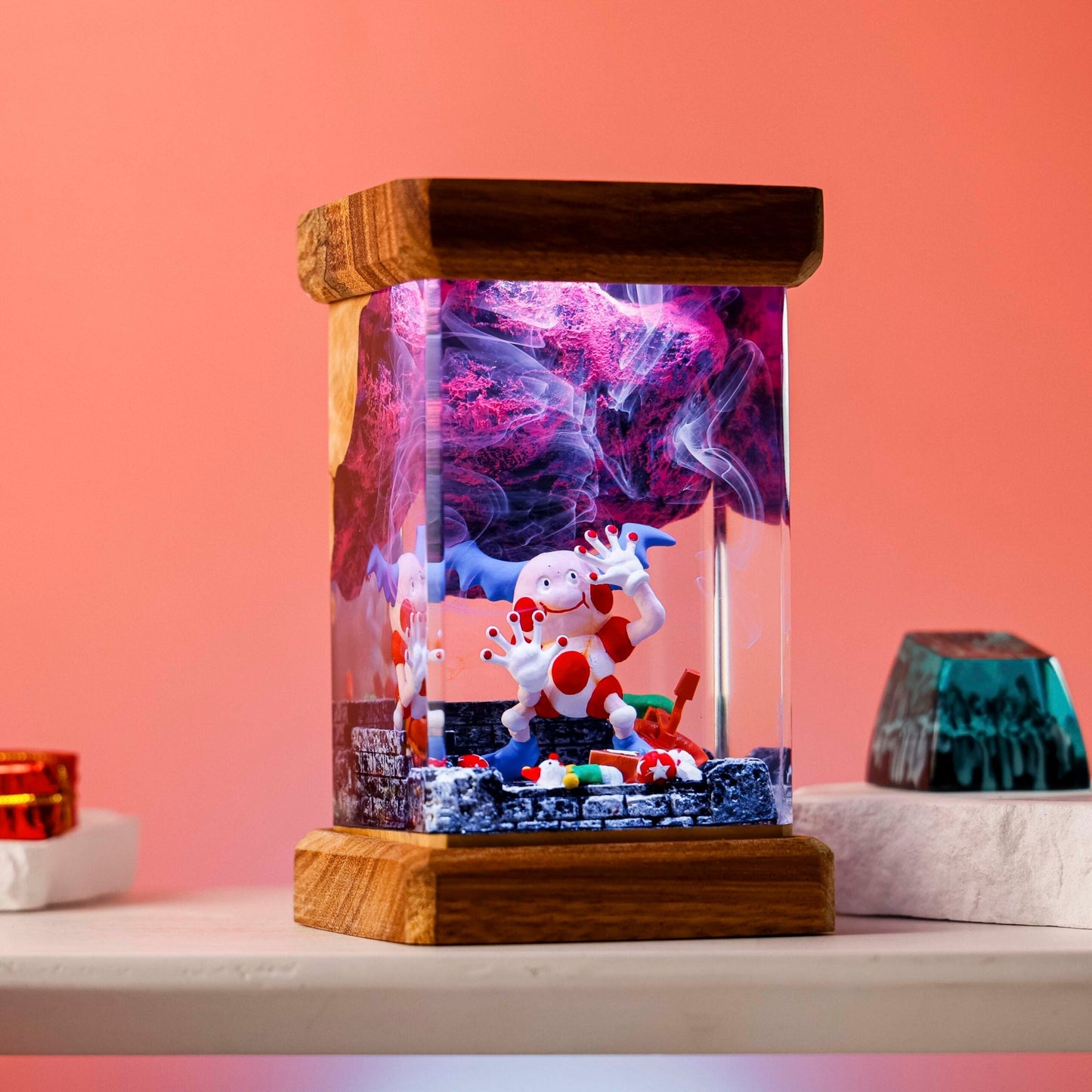 Mr Mine Pokemon Resin Diorama Lamp