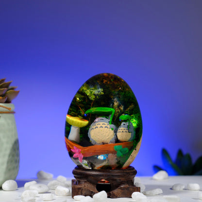 Childhood Anime Resin Lamp Egg