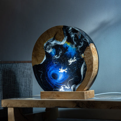 Interstellar Resin Lamp – Custom Night Light