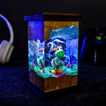 Custom Super Mario Yoshi inspired Night Lamp