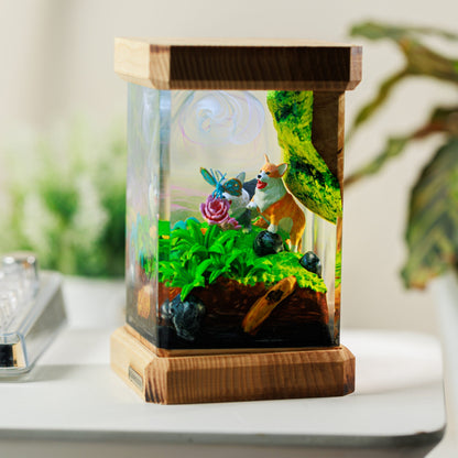 Corgi Pet Resin Lamp