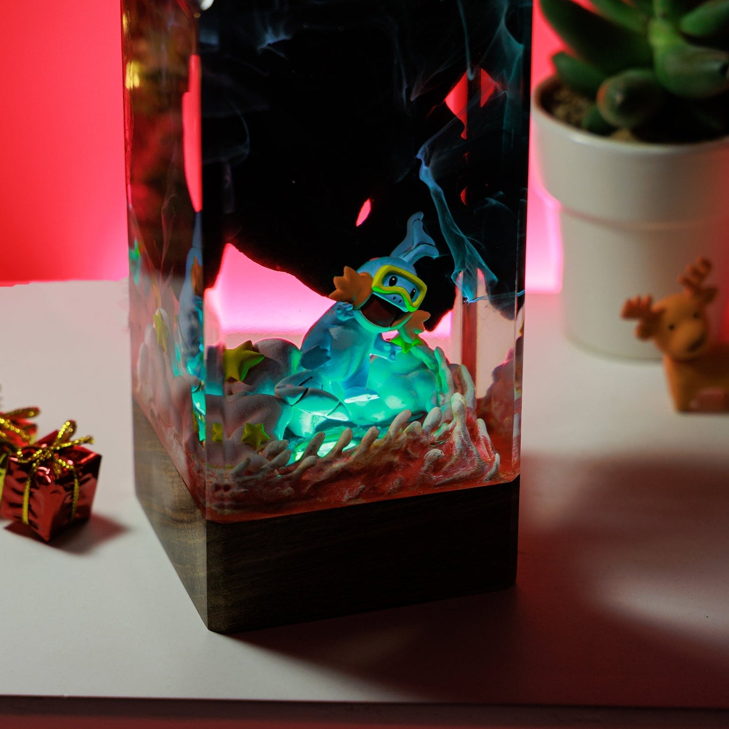 Mudpik Pokemon Resin Diorama Lamp