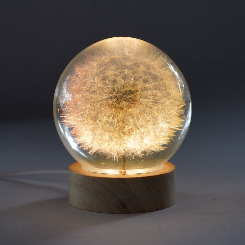 DANDELION / IMMORTAL – EPOXY LAMP