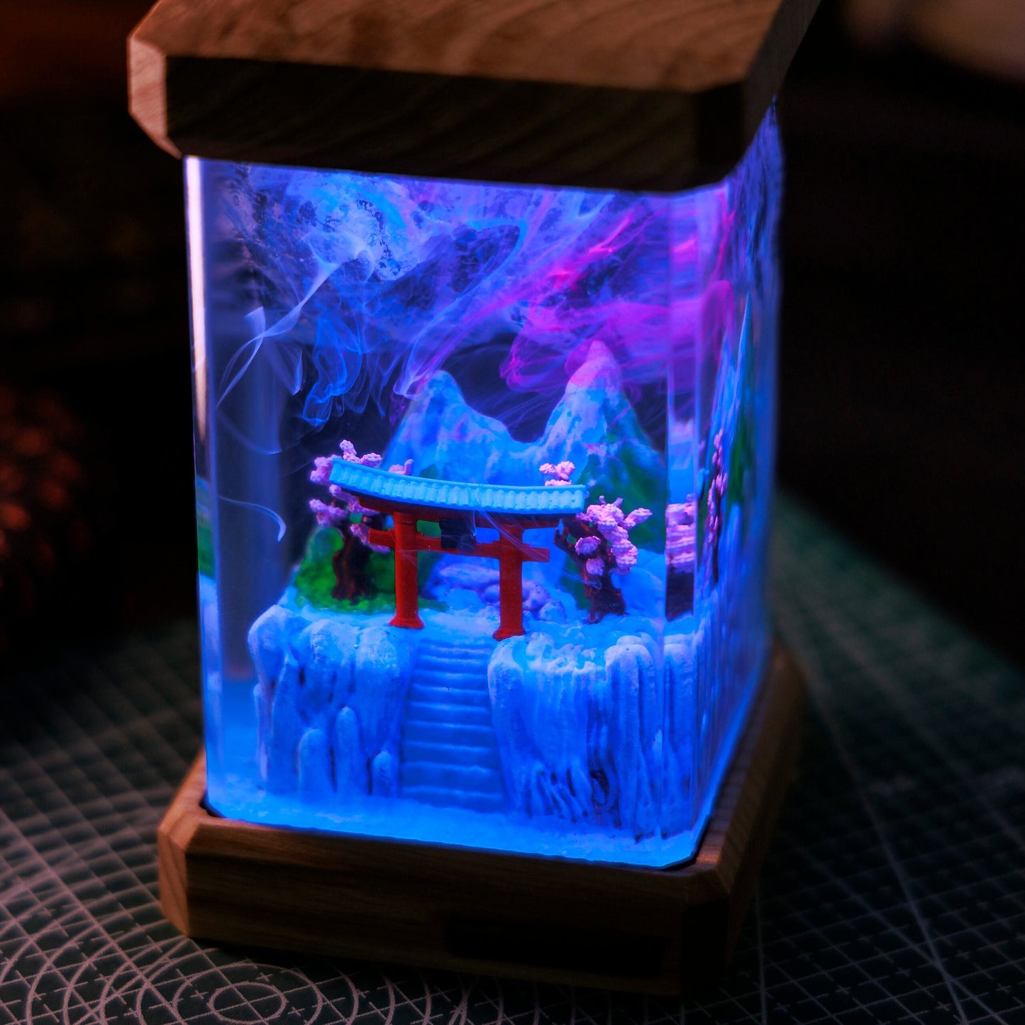 Frozen Torri Gate Resin Lamp