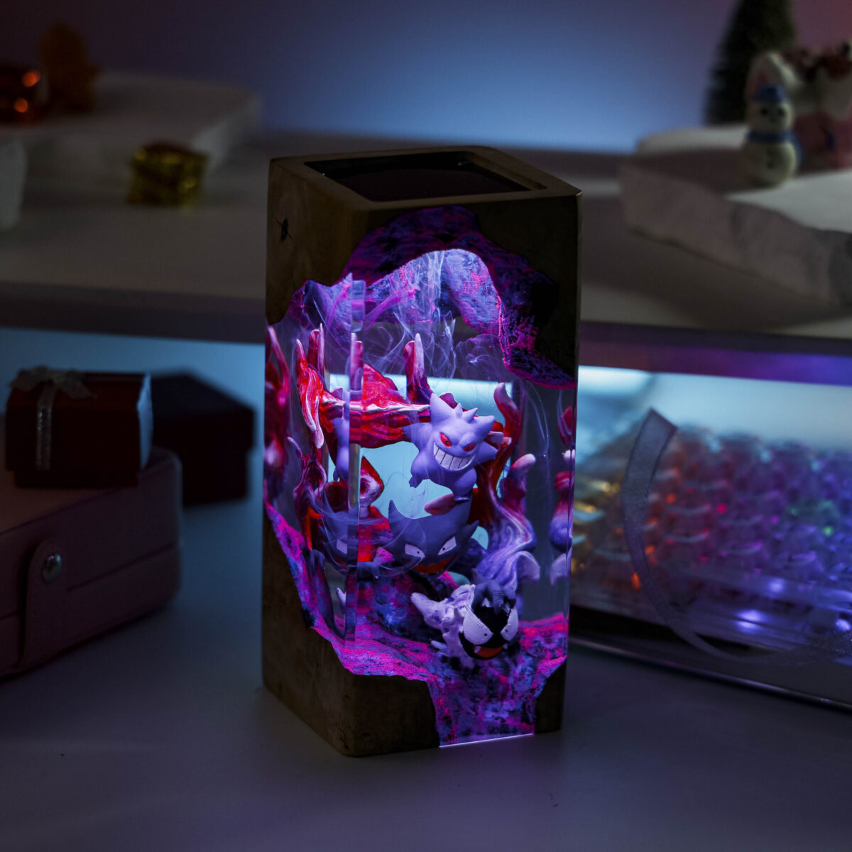 Mega Gengar Resin Diorama Lamp