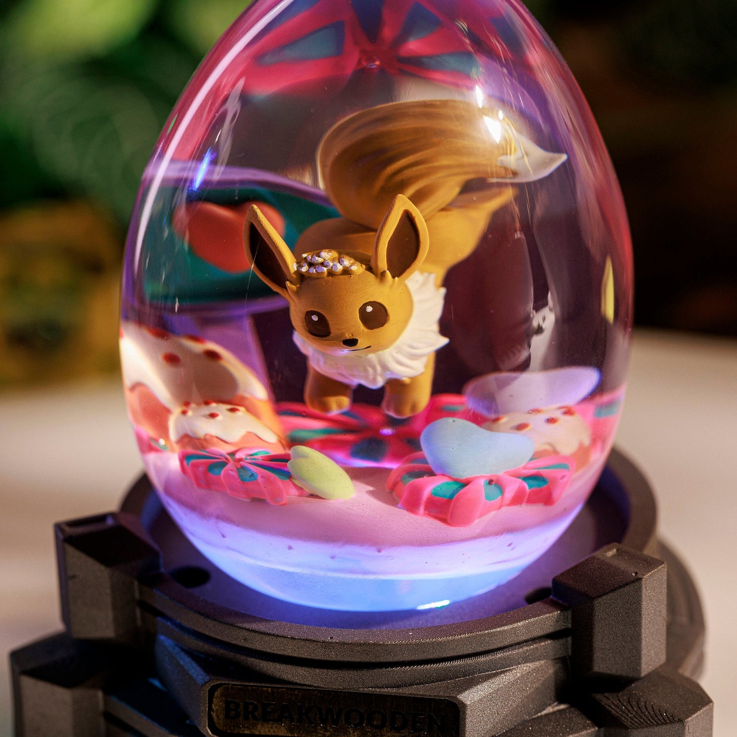 Adorable Eevee Resin Lamp Egg