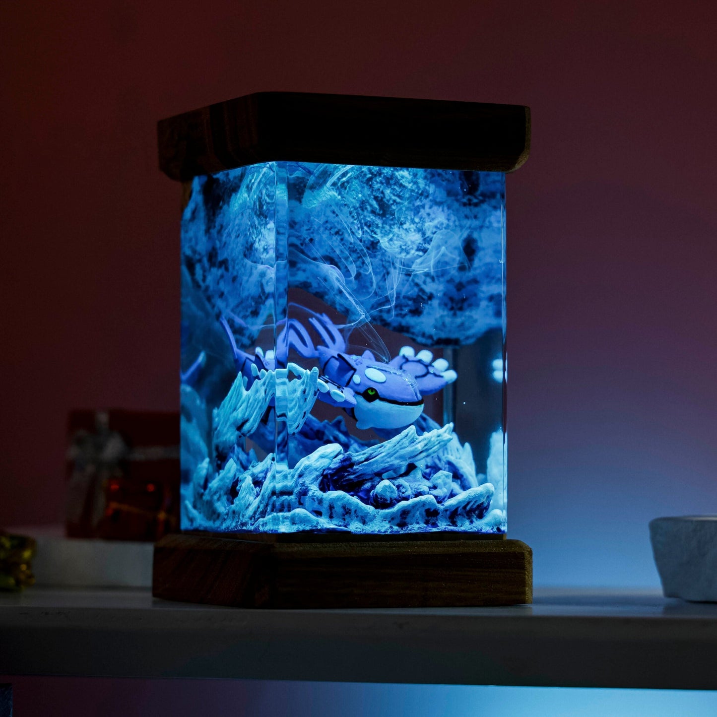 Kyogre Pokemon Resin Diorama Lamp