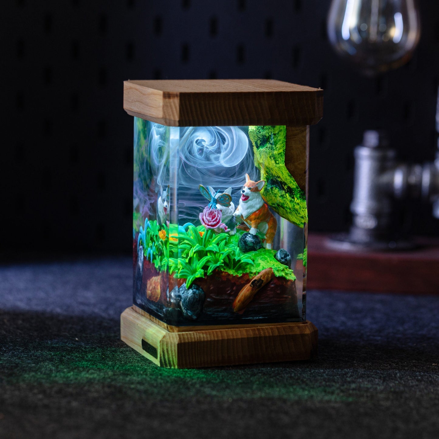 Corgi Pet Resin Lamp