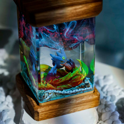 Gengar Pokemon Resin Diorama Lamp